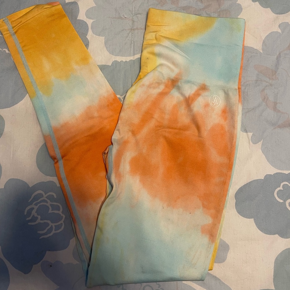 Allure By Ana Tie Dye Leggings Size Medium